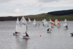Optimist sailing at Llyn Brenig Sailing Club